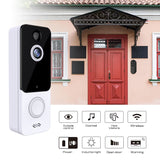 T9 WiFi Wireless Video Doorbell Camera with Wireless Chime Two-Way Audio, Motion Detection Alerts 1080p HD IR Night Vision Rechargeable Battery, 120°Wide Angle Remote Monitoring