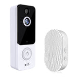 T9 WiFi Wireless Video Doorbell Camera with Wireless Chime Two-Way Audio, Motion Detection Alerts 1080p HD IR Night Vision Rechargeable Battery, 120°Wide Angle Remote Monitoring