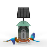 AI Smart Bird Feeder Camera With Solar Panel Charger 6700MAH Battery Bird Lover Smart bird recognition feeder