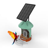 AI Smart Bird Feeder Camera With Solar Panel Charger 6700MAH Battery Bird Lover Smart bird recognition feeder