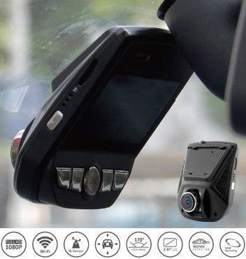 WiFi Dashboard Cam Hidden Installation 170° Wide Angle NT96658 SONY Sensor IMX323 With Parking Mode 24H