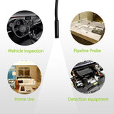 WIFI Endoscope Waterproof Borescope Inspection 2.0mp Camera USB IOS Android [Ultra Slim 5.5mm Dia.]