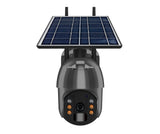 4G PTZ Camera Solar Battery-powered 4MP Color Night Vision Outdoor Security Camera