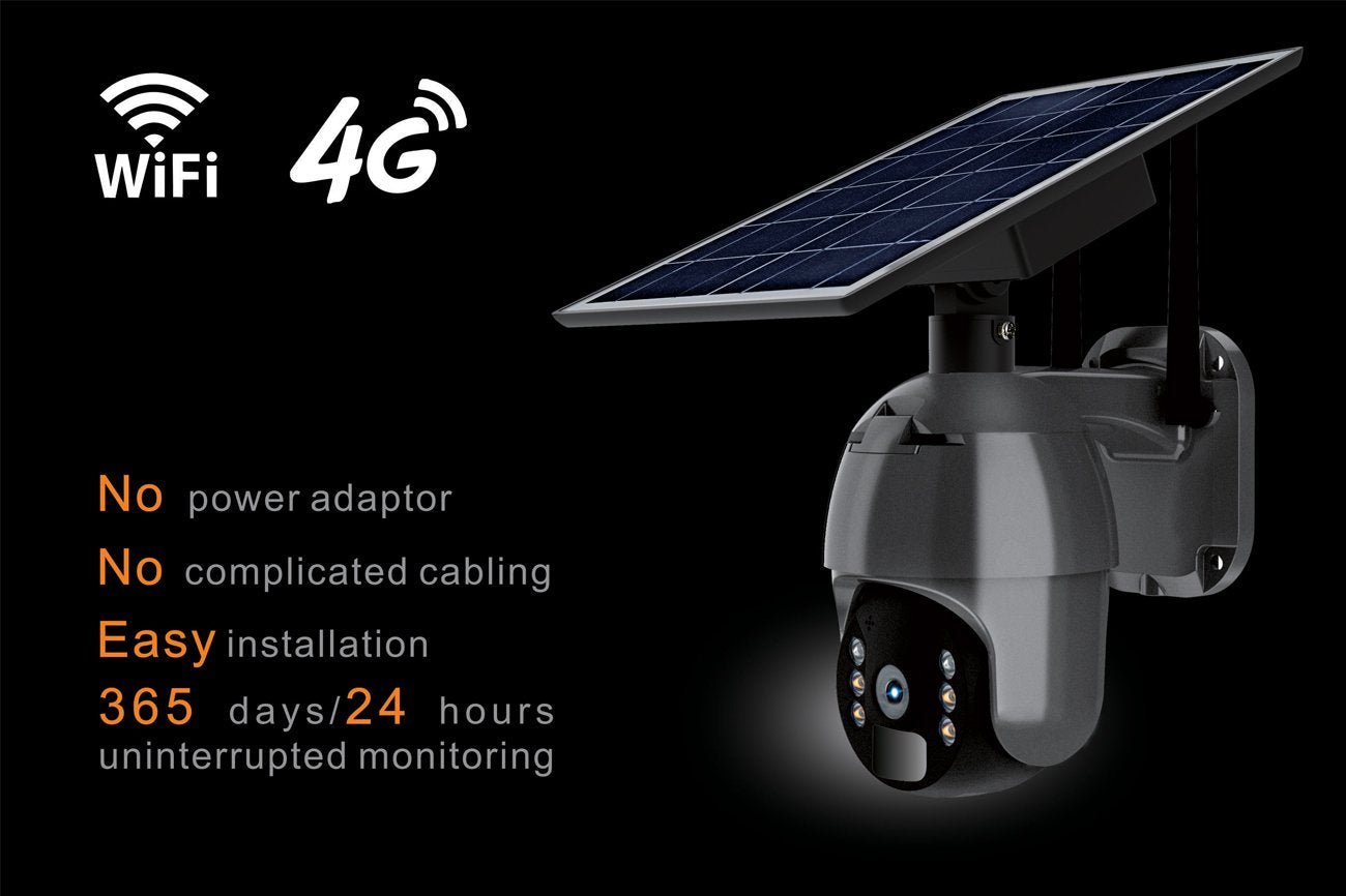 4G PTZ Camera With Battery-Powered